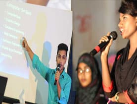 A speaker presenting to the audience at CSE Conference